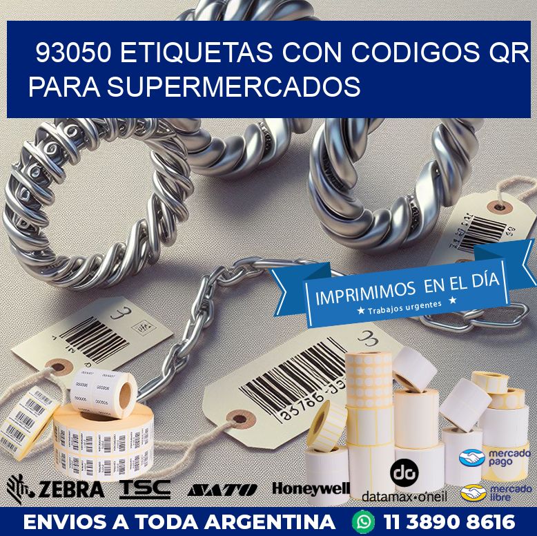 93050 ETIQUETAS CON CODIGOS QR PARA SUPERMERCADOS