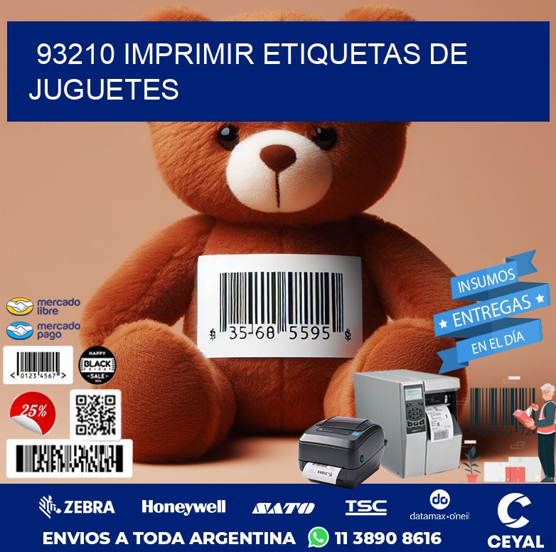 93210 IMPRIMIR ETIQUETAS DE JUGUETES