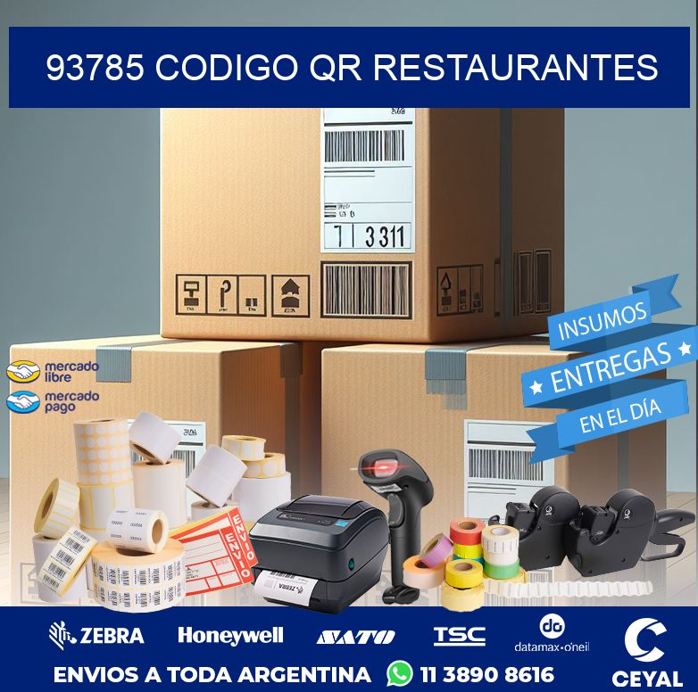 93785 CODIGO QR RESTAURANTES