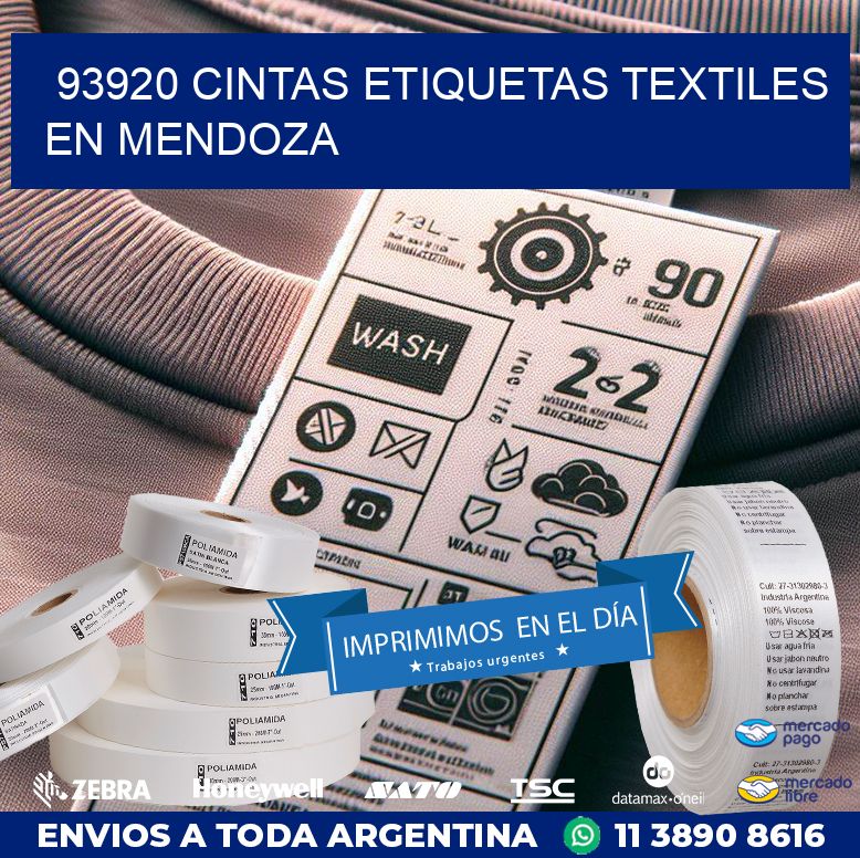 93920 CINTAS ETIQUETAS TEXTILES EN MENDOZA