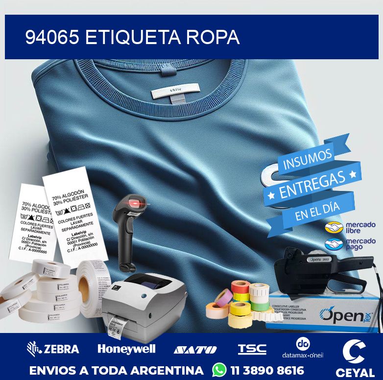 94065 ETIQUETA ROPA