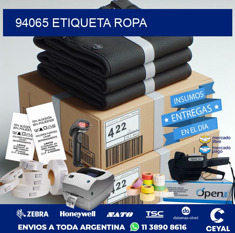 94065 ETIQUETA ROPA