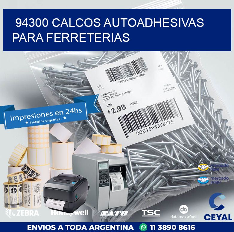94300 CALCOS AUTOADHESIVAS PARA FERRETERIAS