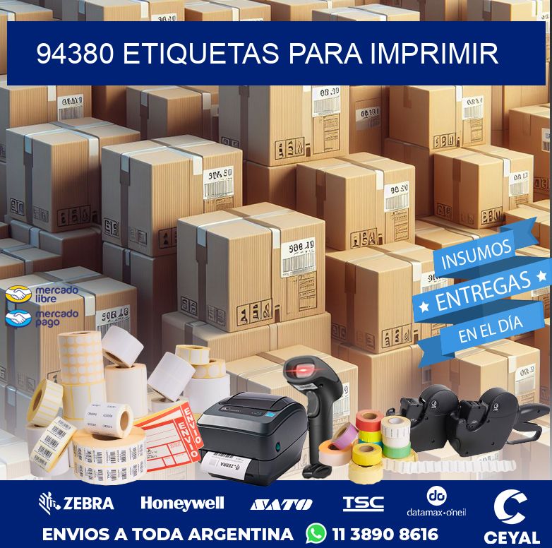 94380 ETIQUETAS PARA IMPRIMIR