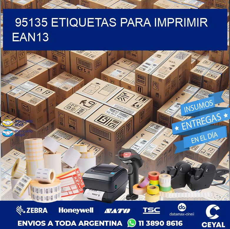 95135 ETIQUETAS PARA IMPRIMIR EAN13