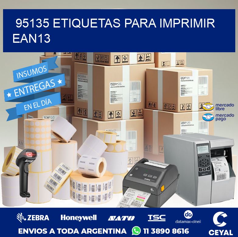 95135 ETIQUETAS PARA IMPRIMIR EAN13