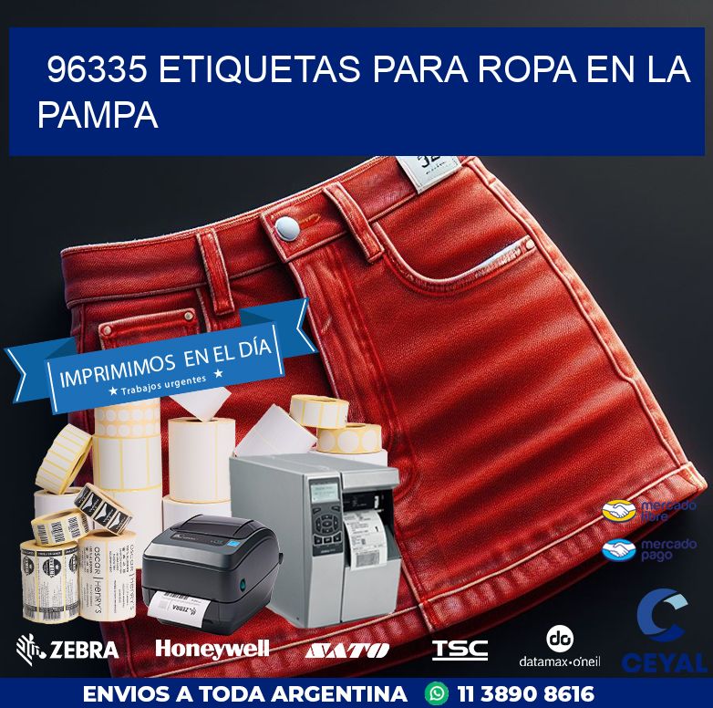 96335 ETIQUETAS PARA ROPA EN LA PAMPA
