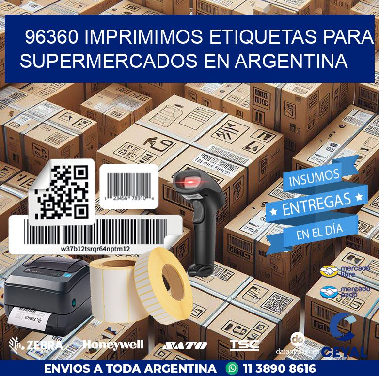 96360 IMPRIMIMOS ETIQUETAS PARA SUPERMERCADOS EN ARGENTINA