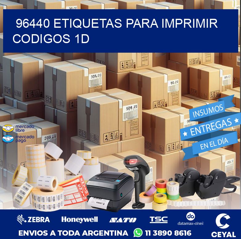 96440 ETIQUETAS PARA IMPRIMIR CODIGOS 1D
