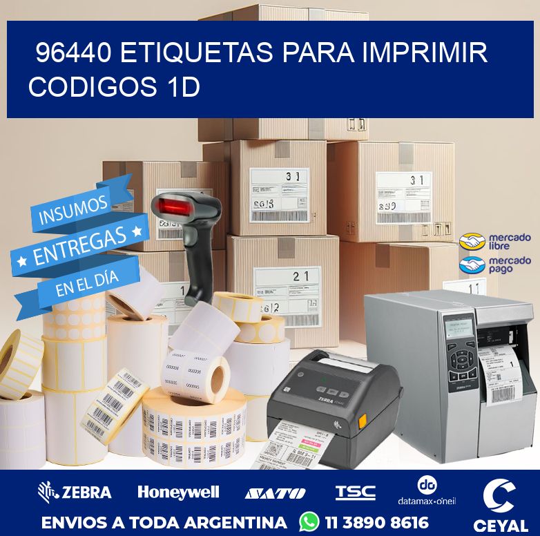 96440 ETIQUETAS PARA IMPRIMIR CODIGOS 1D