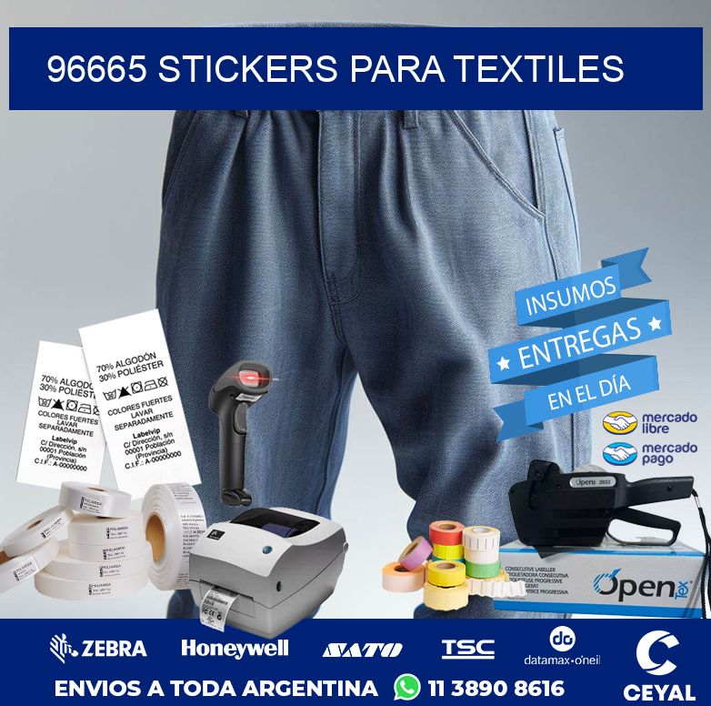 96665 STICKERS PARA TEXTILES