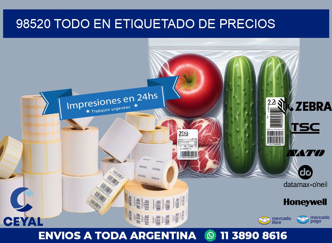 98520 TODO EN ETIQUETADO DE PRECIOS