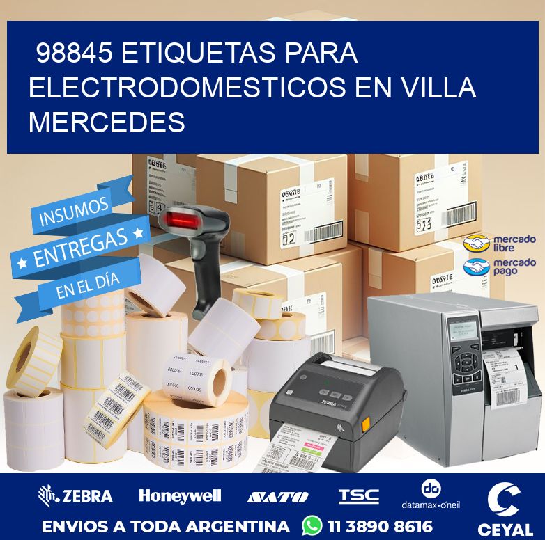 98845 ETIQUETAS PARA ELECTRODOMESTICOS EN VILLA MERCEDES
