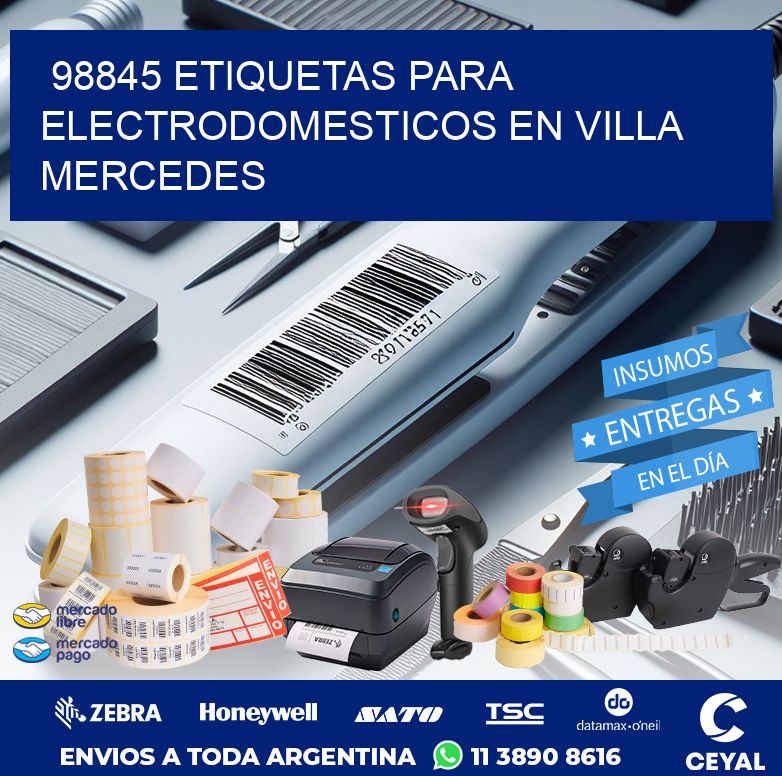 98845 ETIQUETAS PARA ELECTRODOMESTICOS EN VILLA MERCEDES