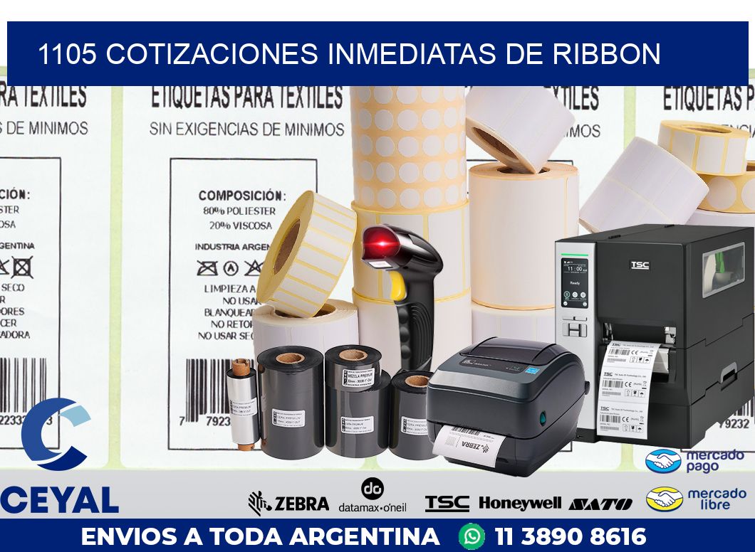 1105 COTIZACIONES INMEDIATAS DE RIBBON