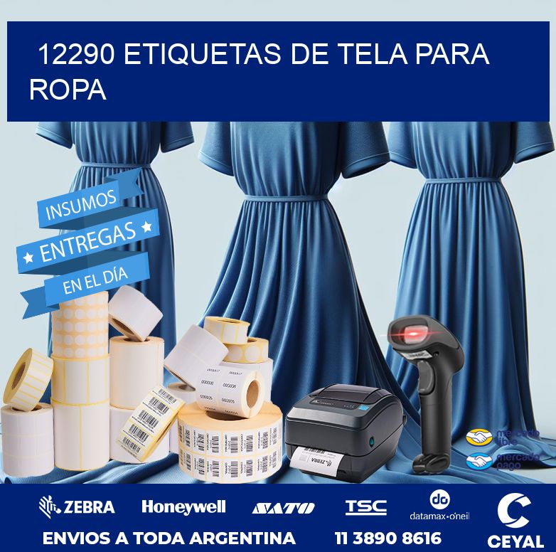 12290 ETIQUETAS DE TELA PARA ROPA