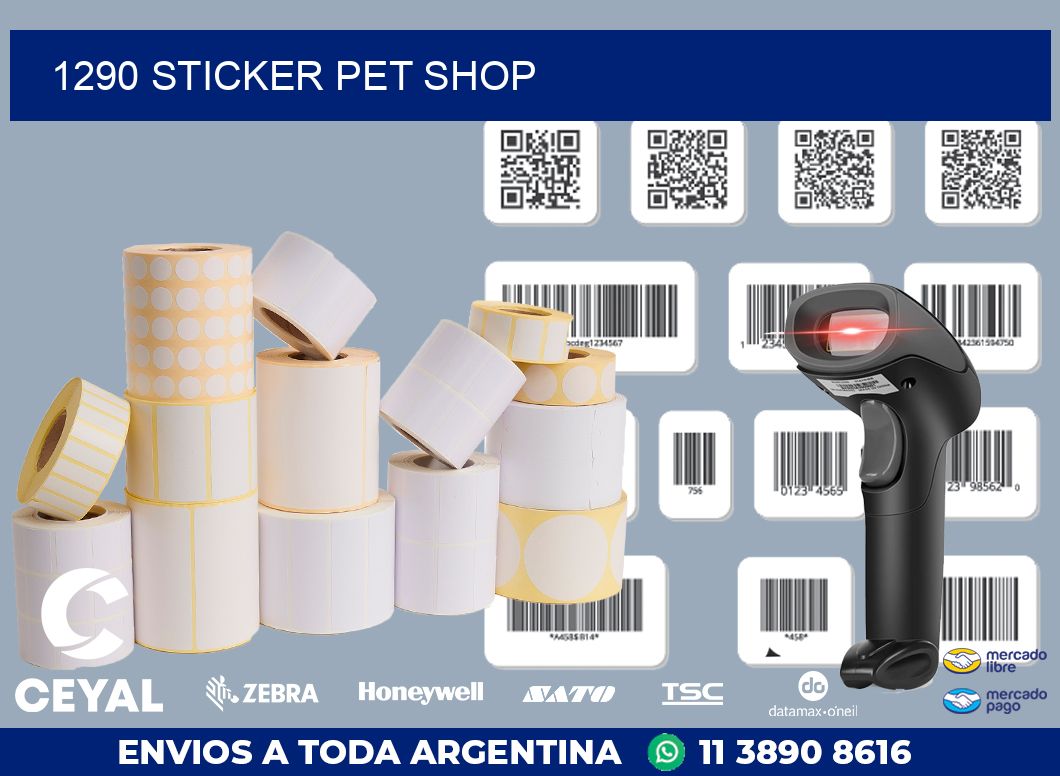 1290 STICKER PET SHOP