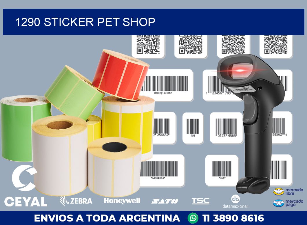 1290 STICKER PET SHOP