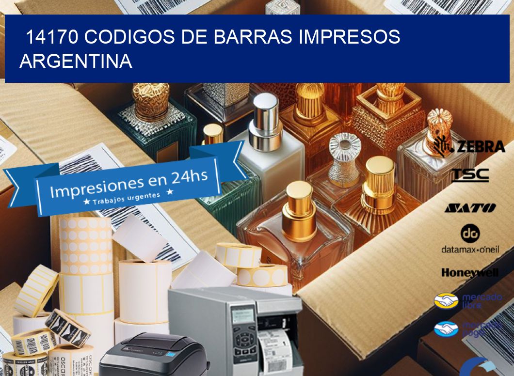 14170 codigos de barras impresos Argentina