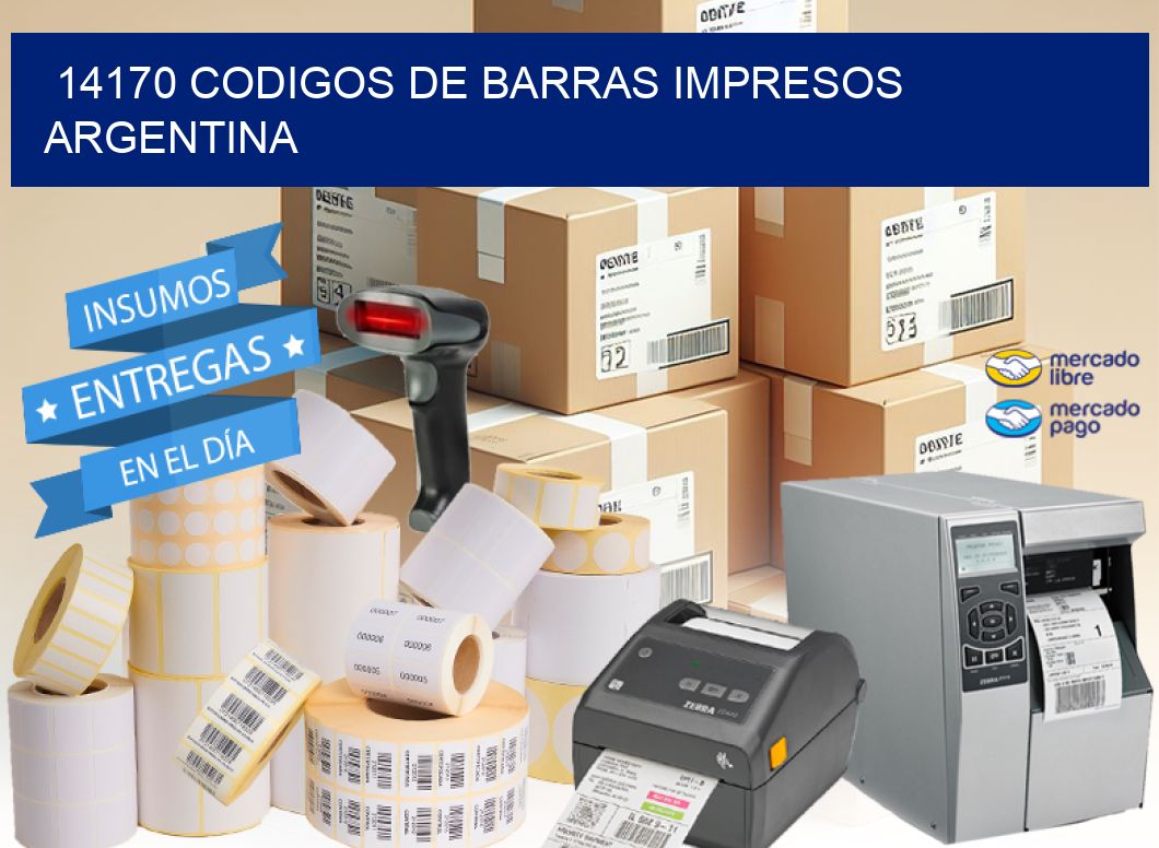 14170 codigos de barras impresos Argentina