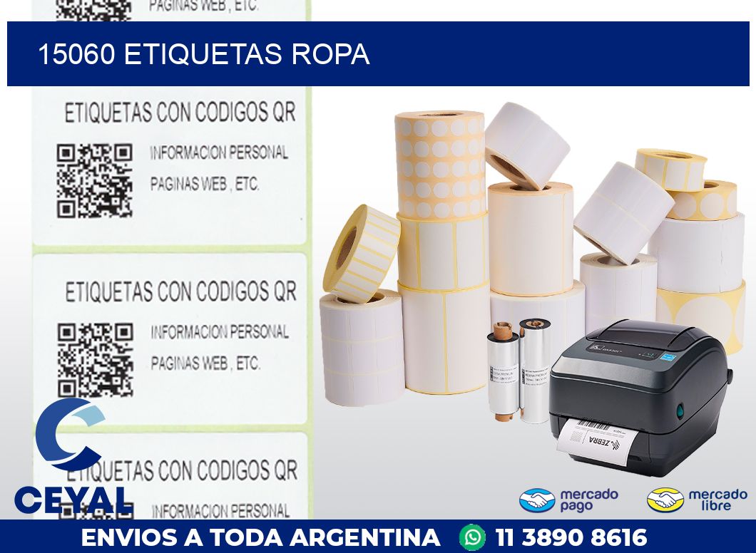 15060 ETIQUETAS ROPA