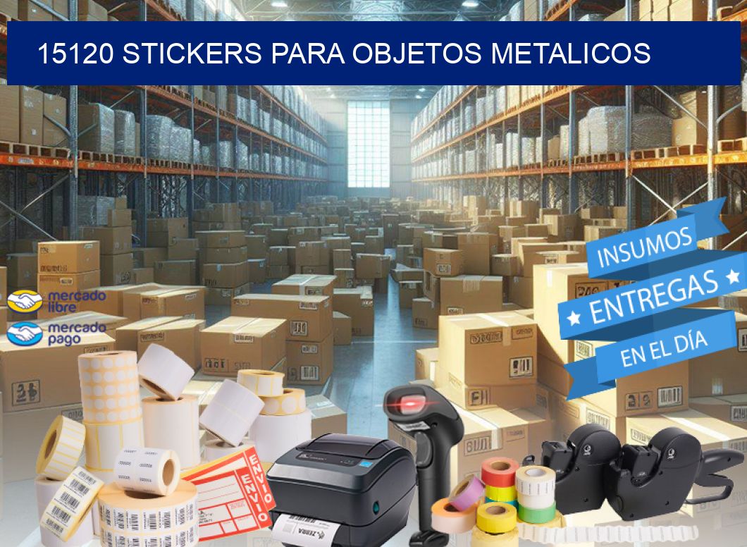 15120 STICKERS PARA OBJETOS METALICOS