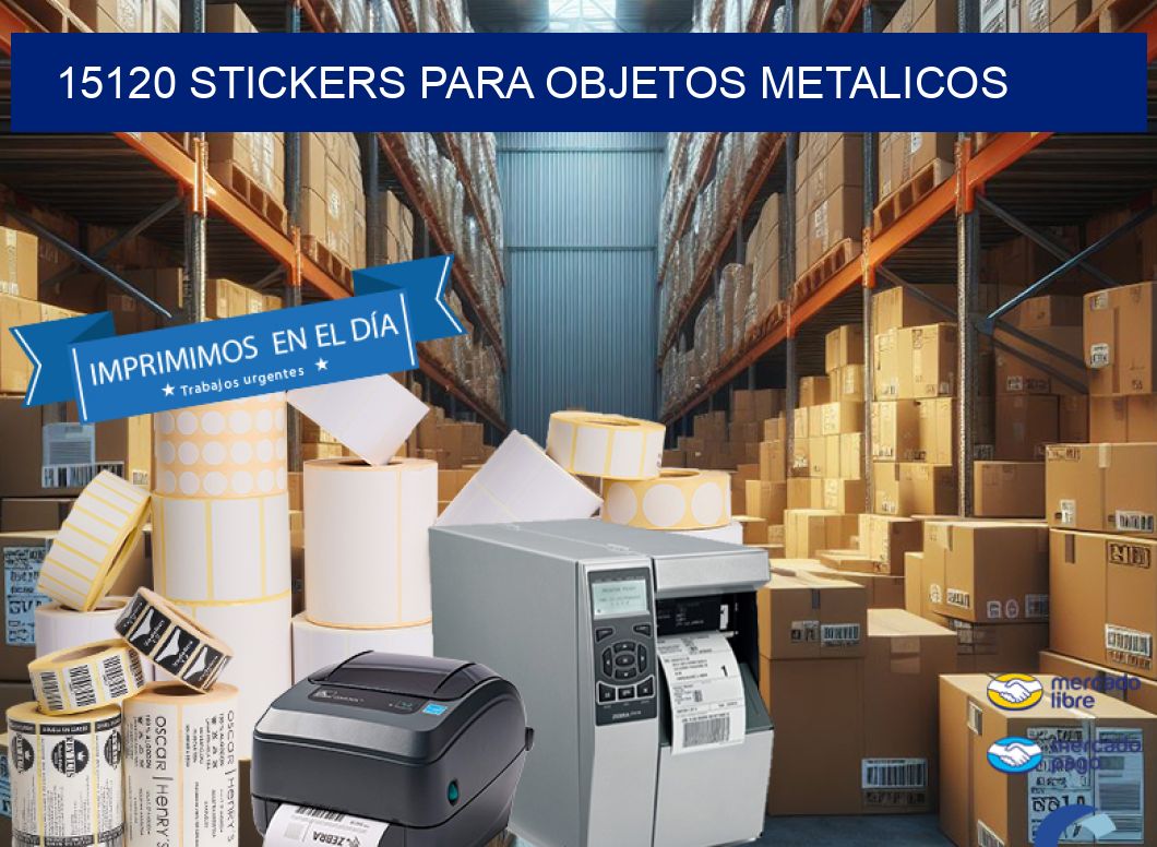 15120 STICKERS PARA OBJETOS METALICOS