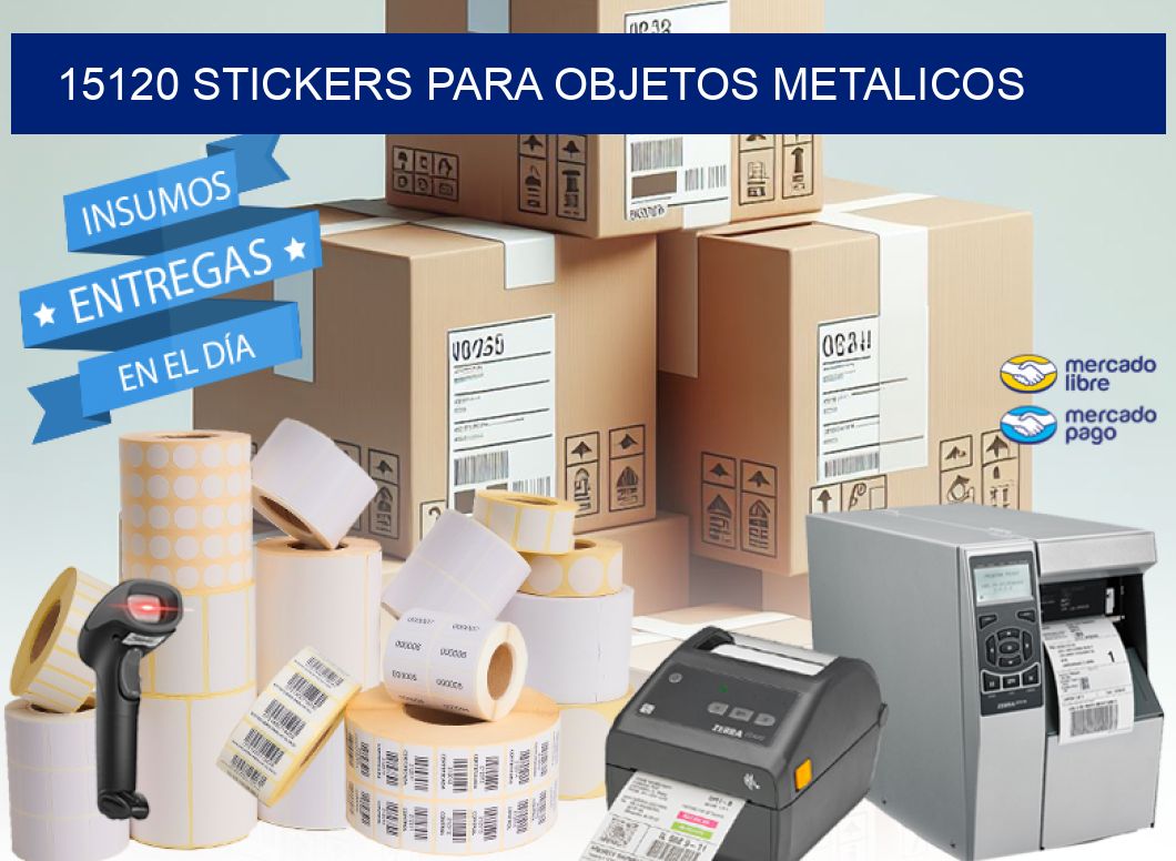 15120 STICKERS PARA OBJETOS METALICOS