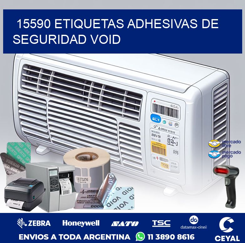 15590 ETIQUETAS ADHESIVAS DE SEGURIDAD VOID