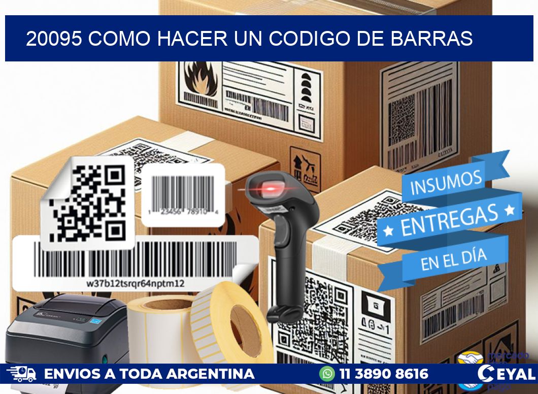 20095 como hacer un codigo de barras