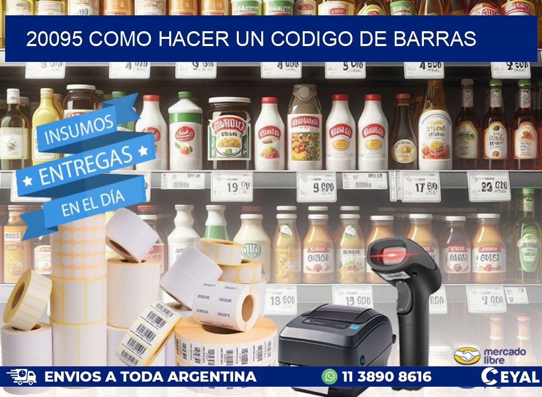 20095 como hacer un codigo de barras
