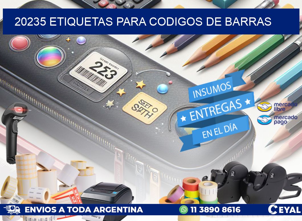 20235 ETIQUETAS PARA CODIGOS DE BARRAS