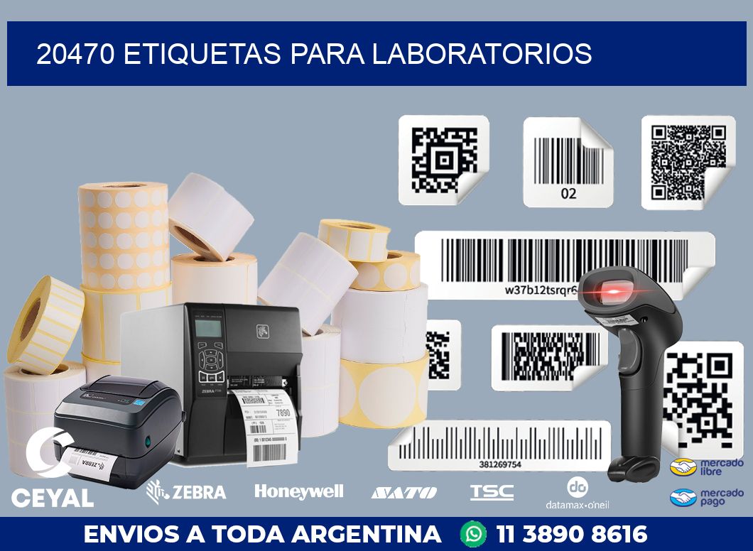 20470 ETIQUETAS PARA LABORATORIOS