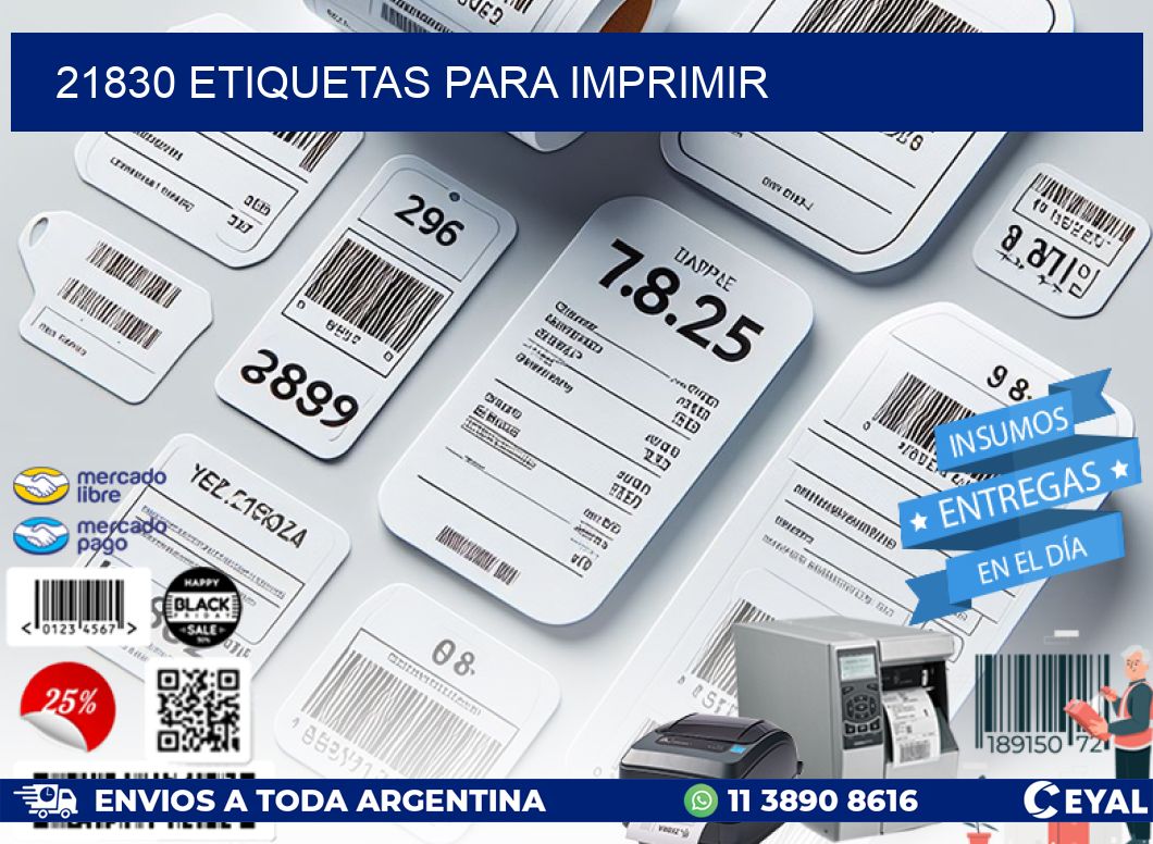 21830 etiquetas para imprimir