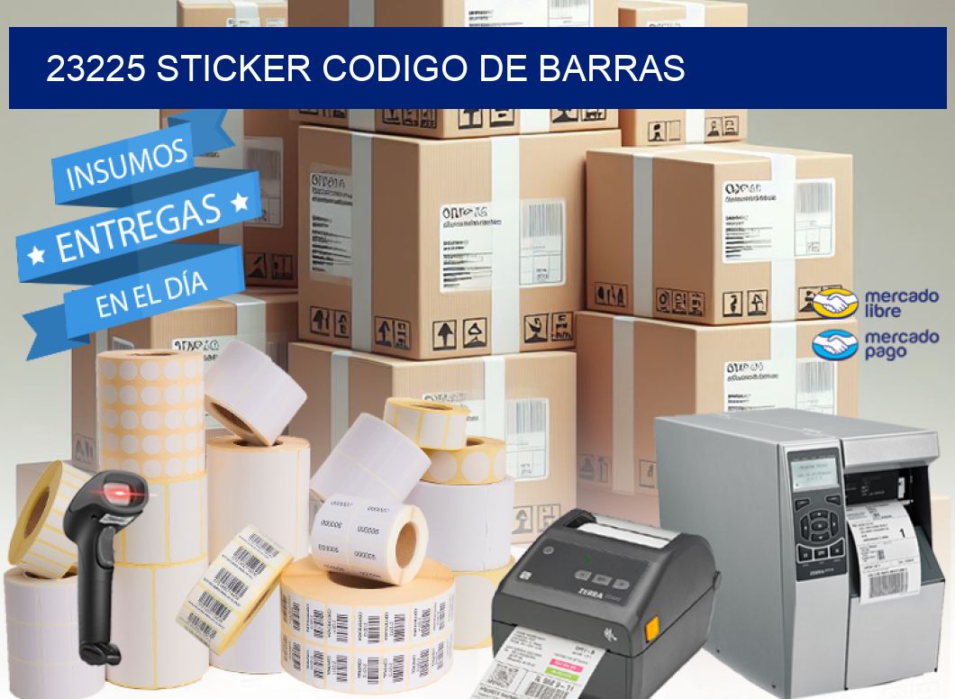 23225 STICKER CODIGO DE BARRAS
