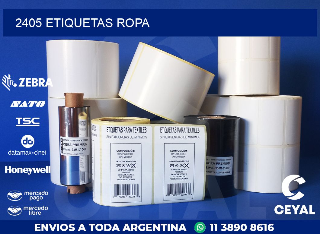2405 ETIQUETAS ROPA