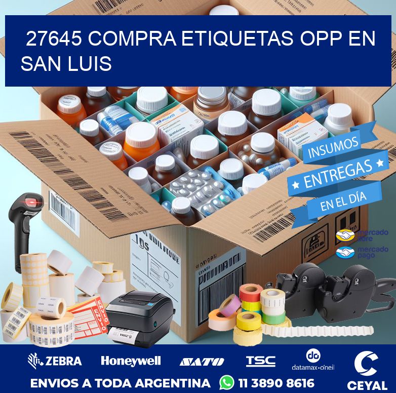 27645 COMPRA ETIQUETAS OPP EN SAN LUIS