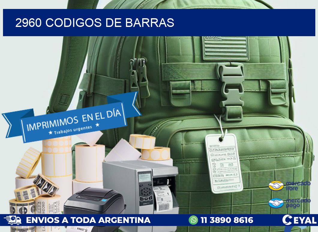 2960 codigos de barras