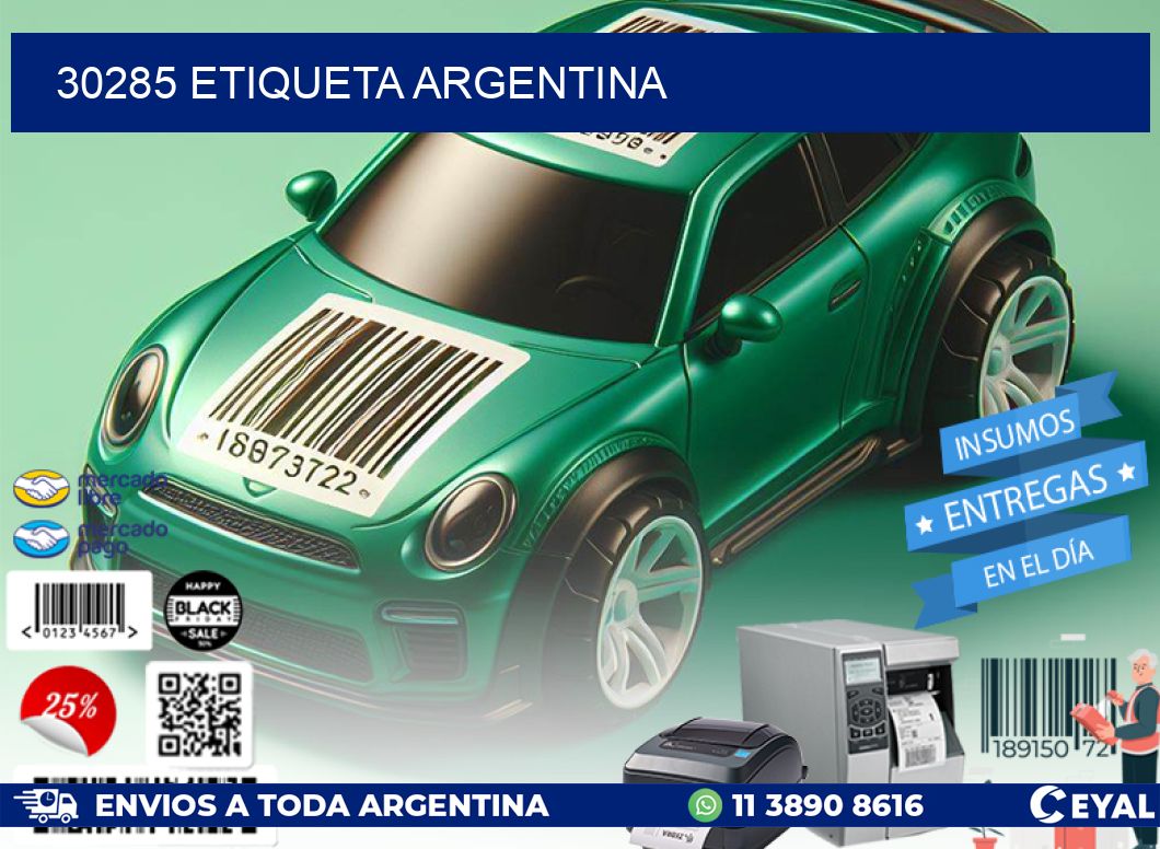 30285 ETIQUETA ARGENTINA