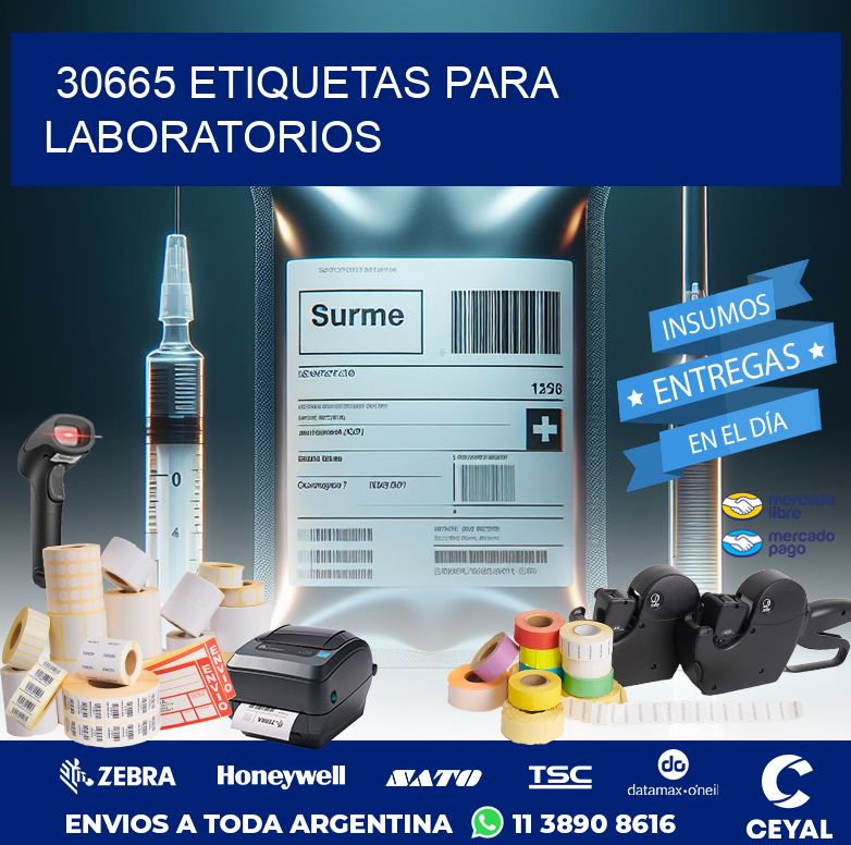 30665 ETIQUETAS PARA LABORATORIOS