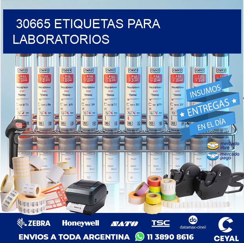 30665 ETIQUETAS PARA LABORATORIOS
