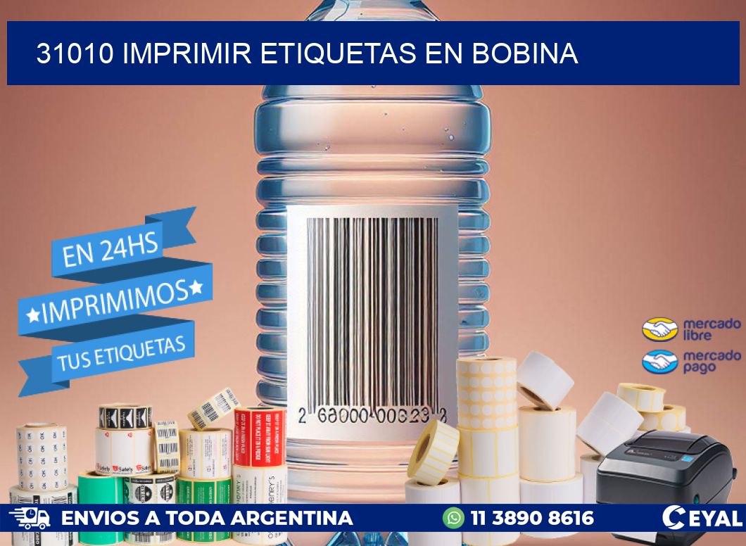 31010 imprimir etiquetas en bobina