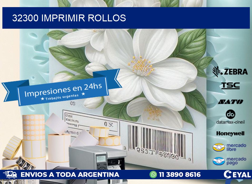 32300 imprimir rollos