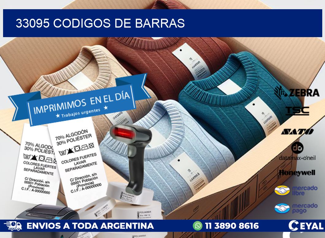 33095 codigos de barras