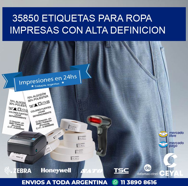 35850 ETIQUETAS PARA ROPA IMPRESAS CON ALTA DEFINICION