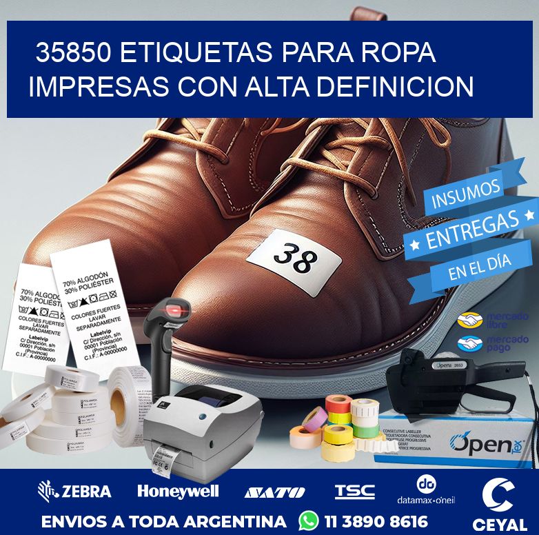 35850 ETIQUETAS PARA ROPA IMPRESAS CON ALTA DEFINICION