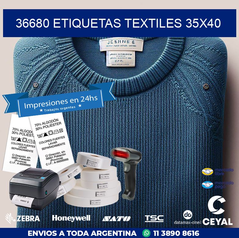 36680 ETIQUETAS TEXTILES 35X40