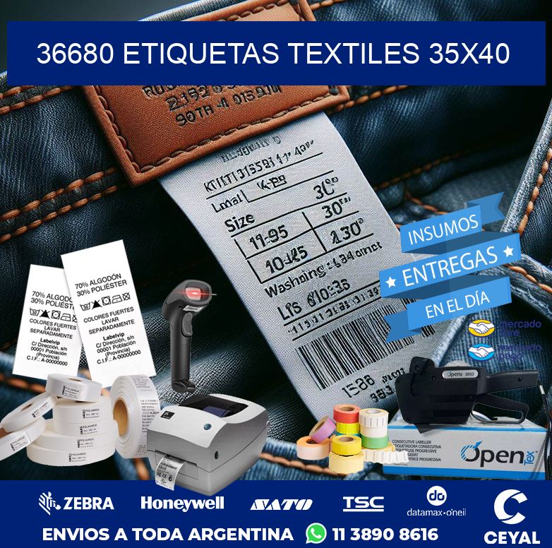 36680 ETIQUETAS TEXTILES 35X40