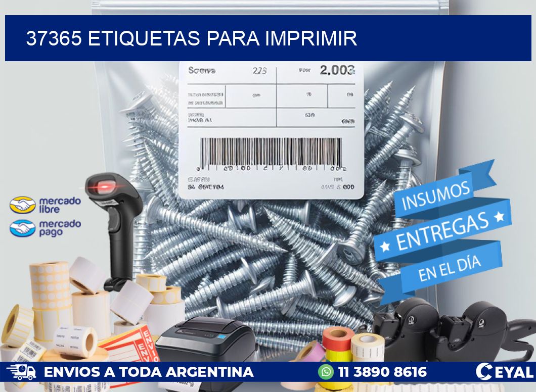 37365 ETIQUETAS PARA IMPRIMIR