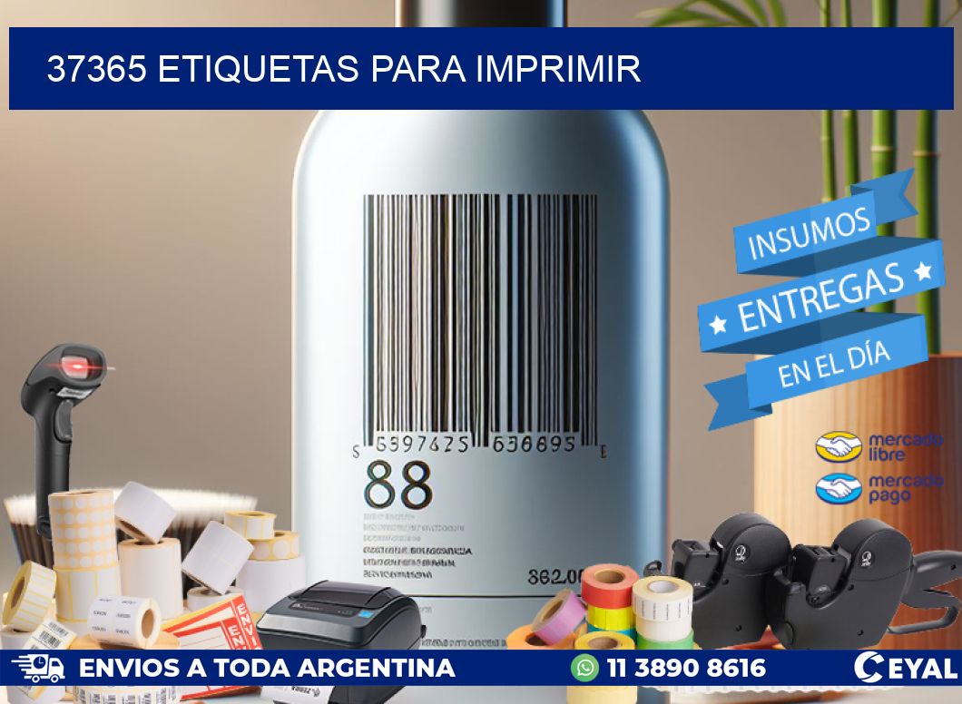 37365 ETIQUETAS PARA IMPRIMIR